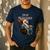 Old Buzzard Bird Old Man Grandpa Recliner Dads Joke Men's Casual T-Shirt Navy