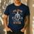 Old's Gym Logo Workout Dad Grandpa Weightlifting Old Men Gym Men's Casual T-Shirt Navy