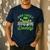 One Lucky Daddy St Patricks Day Dad Father Men's Casual T-Shirt Navy One Lucky Daddy St Patricks Day Dad Father Men's Casual T-Shirt Navy