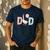 One Silly Goose Dad 1st First Birthday Family Matching Party Men's Casual T-Shirt Navy
