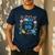 OneDer The Sea Dada 1st Birthday Dad Matching Men's Casual T-Shirt Navy