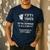 Outhouse Dad Guy Pun Humor Redneck Potty Joke Gag Men's Casual T-Shirt Navy
