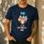 Owl Dad Birthday Party Dad Of The Birthday Girl Owl Men's Casual T-Shirt Navy