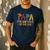 Papa If He Can't Fix It No One Can Father's Day Dad Grandpa Men's Casual T-Shirt Navy