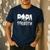 Papa Squatch For Dad Sasquatch Fathers Day Men's Casual T-Shirt Navy