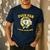 Over Par Under Influence Golf Dad Father Joke Men's Casual T-Shirt Navy