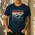 Got Passed By My Daughter Skiing Dad Men's Casual T-Shirt Navy