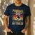 Pinball Dad Like Regular Dad But Cooler Father's Day Men's Casual T-Shirt Navy
