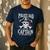 Pirate Dad I Be The Captain Of This Here Crew Pirate Dad Men's Casual T-Shirt Navy