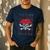Pirate Dad Skull And Crossbones Tampa Gasparilla Captain Men's Casual T-Shirt Navy