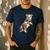 Pitbull I Love Dad Pit Bull Terrier Pettie Dog Owner Father Men's Casual T-Shirt Navy