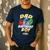 PJ Masks Group Shot Dad Of The Birthday Boy Logo Men's Casual T-Shirt Navy