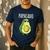 Pregnancy Announcement Shirts Men Dad Papacado Men's Casual T-Shirt Navy