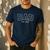 Promoted To Dad Est 2026 Daddy To Be First Time Dad Men's Casual T-Shirt Navy