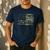 Promoted To Daddy Est 2026 Camo USA Flag New Dad 2026 Men's Casual T-Shirt Navy