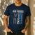 Proud Air Force Dad Of The US Air Force USA Flag Men's Casual T-Shirt Navy Proud Air Force Dad Of The US Air Force USA Flag Men's Casual T-Shirt Navy