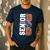 Proud Dad Of A 2026 Senior Graduate Basketball Senior 26 Men's Casual T-Shirt Navy