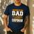 Proud Dad Of Awesome Corpsman Father's Day Men's Casual T-Shirt Navy