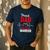 Proud Dad Of a Heart Warrior CHD Awareness Shirt Gift Men's Casual T-Shirt Navy