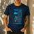 Proud Dad Of A T1D Warrior Type 1 Diabetes Awareness Men's Casual T-Shirt Navy