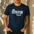 Proud Senior Dad 2026 Senior 2026 Dad Class Of 2026 Father Men's Casual T-Shirt Navy