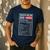 Puerto Rican Dad Nutrition Facts Pride Father's Day Men's Casual T-Shirt Navy