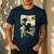 Pug Japanese Kanagawa Wave Surfing Japan Mom Dad Kids Men's Casual T-Shirt Navy