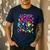 Rad Dad 80s Throwback Men's Casual T-Shirt Navy