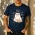 Ragdoll Cat Anatomy Cute Pet Mom Dad Cream Bicolor Men's Casual T-Shirt Navy