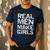 Real Men Make Girls Shirt From Daughter Dad Of Girls Men's Casual T-Shirt Navy