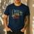 Reel Cool Dad Fishing Shirt Father's Day Fisherman Men's Casual T-Shirt Navy