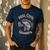 Reel Cool Great Grandpa Step Dad Fishing Father Day Men's Casual T-Shirt Navy