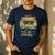 Retro Cat Daddy 80s 90s Style Sunglasses Men's Casual T-Shirt Navy