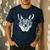 Retro Corgi Dad Dog Owner Pet Welsh Corgi Fathers Day Men's Casual T-Shirt Navy
