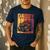 Retro Monster Truck Daddy Matching Family Birthday Party Men's Casual T-Shirt Navy Retro Monster Truck Daddy Matching Family Birthday Party Men's Casual T-Shirt Navy