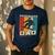 Retro Snowboard Dad Snowboarding Father Snowboarder Dad Men's Casual T-Shirt Navy