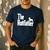 The RottFather Rottweiler Dad Shirt Men Men's Casual T-Shirt Navy