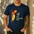I Saw That I'm Telling Dad Religious Christian Jesus Men's Casual T-Shirt Navy