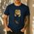 Scottish Fold Cat Pocket Cat Mom Cat Dad Cat Lover Men's Casual T-Shirt Navy