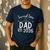 Second Time Dad Est 2026 Pregnancy Announcement Baby Daddy Men's Casual T-Shirt Navy