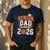 Senior Dad Class Of 2026 Graduate Basketball Graduation 2026 Men's Casual T-Shirt Navy