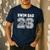 Senior Swim Dad 2026 Swimmer Swim Dad Senior Class Of 26 Men's Casual T-Shirt Navy