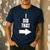 I Did That Shirt Pregnant Dad T-Shirt Men's Casual T-Shirt Navy