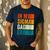 In My Sigma Dad Era Meme Alpha Male Slang Daddy Men's Casual T-Shirt Navy