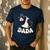 Silly Dada Silly Goose Dad Birthday Family Matching Party Men's Casual T-Shirt Navy