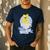 The Simpsons Father's Day Homer Best Dad BOD Men's Casual T-Shirt Navy