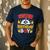 Sister Of The Birthday Boy Family Matching Dad Mom Men's Casual T-Shirt Navy Sister Of The Birthday Boy Family Matching Dad Mom Men's Casual T-Shirt Navy