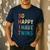 So Happy I Have Twins Mom Dad Parent Saying Slogan Men's Casual T-Shirt Navy