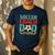 Soccer Coach Dad T-Shirt Men's Casual T-Shirt Navy