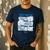 Sonic The Hedgehog Father's Day Dad Qualities Distressed Men's Casual T-Shirt Navy